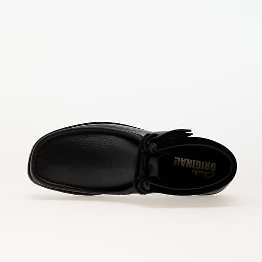 Clarks Originals Wallabee Scout Black Leather | Footshop