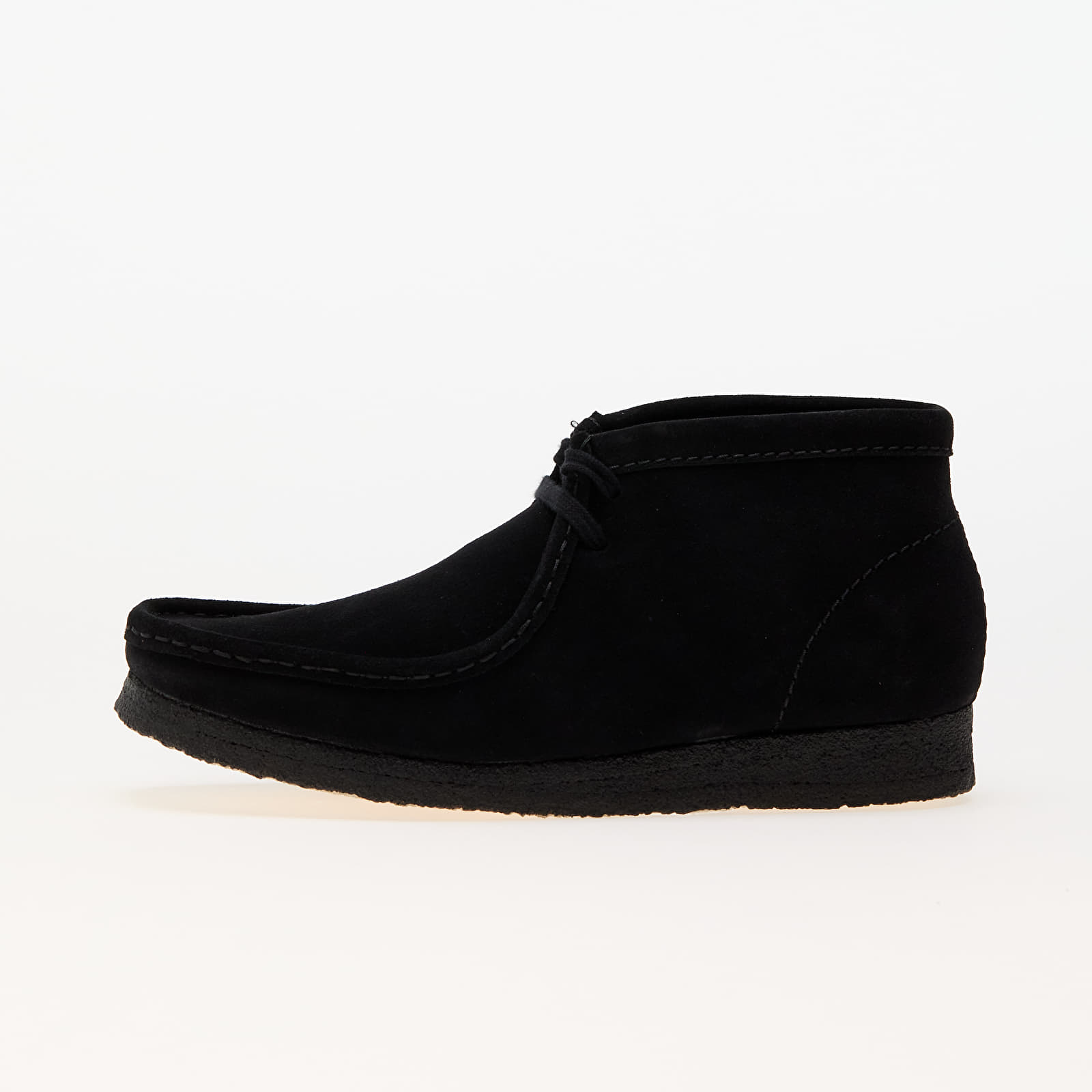 Pantofi Clarks Originals Wallabee Boot Black Sde