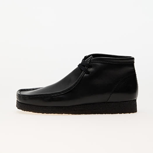 Clarks Originals Wallabee Boot Black Leather US 11.5 Men