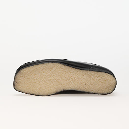 Clarks Originals Wallabee Boot Black Leather | Footshop