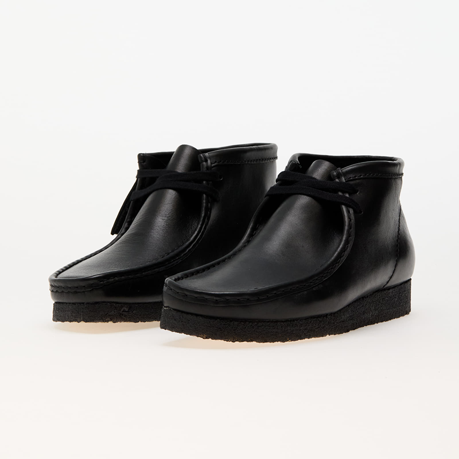 Clarks originals black leather new arrivals