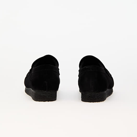 Clarks Originals Wallabee Loafer Black Sde | Footshop