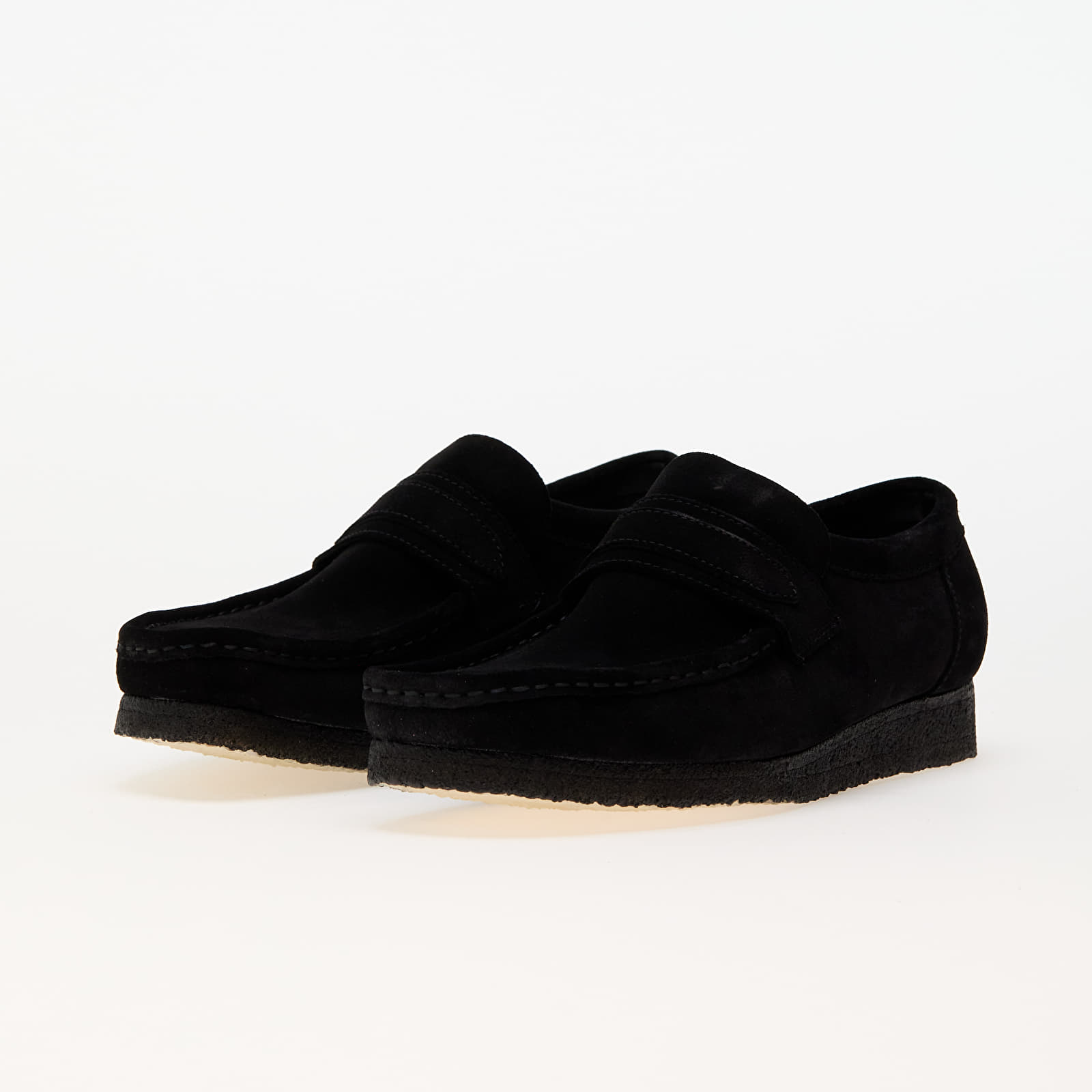 Men's shoes Clarks Originals Wallabee Loafer Black Sde