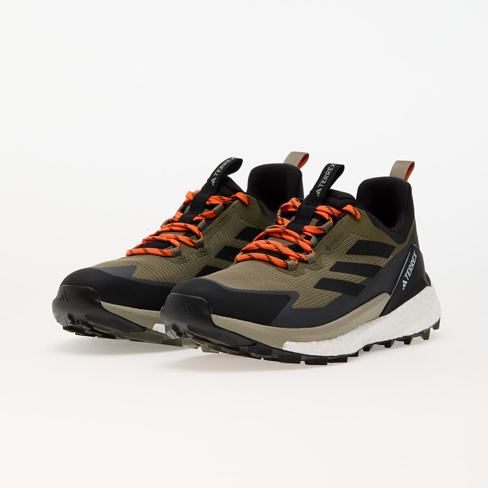 Men's shoes adidas Terrex Free Hiker 2 Low Gtx Olive Strata/ Core Black/ Carbon