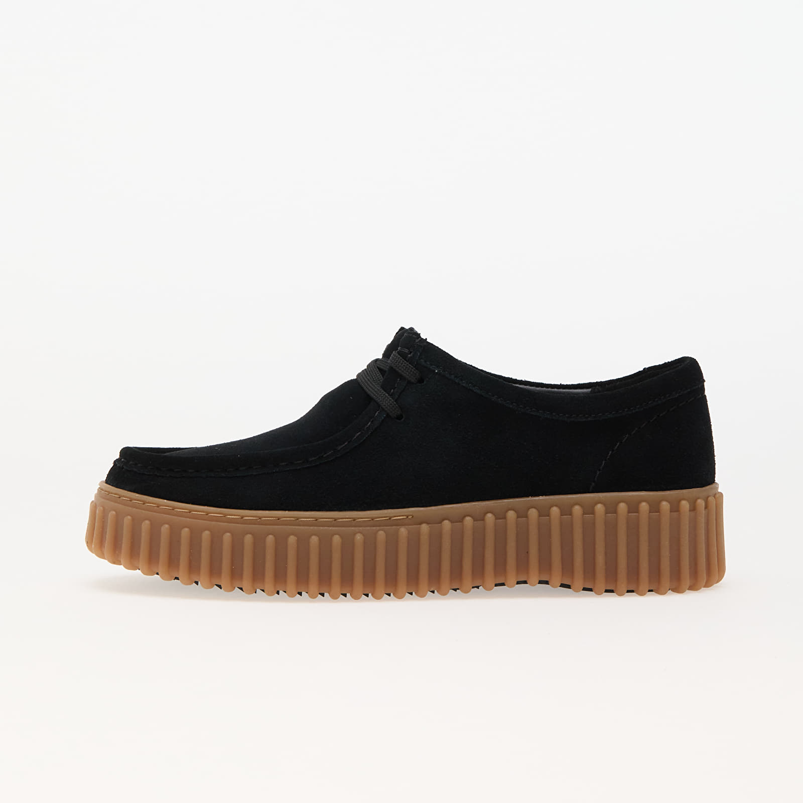 Sapatos de mulher Clarks Torhill Bee Black Suede