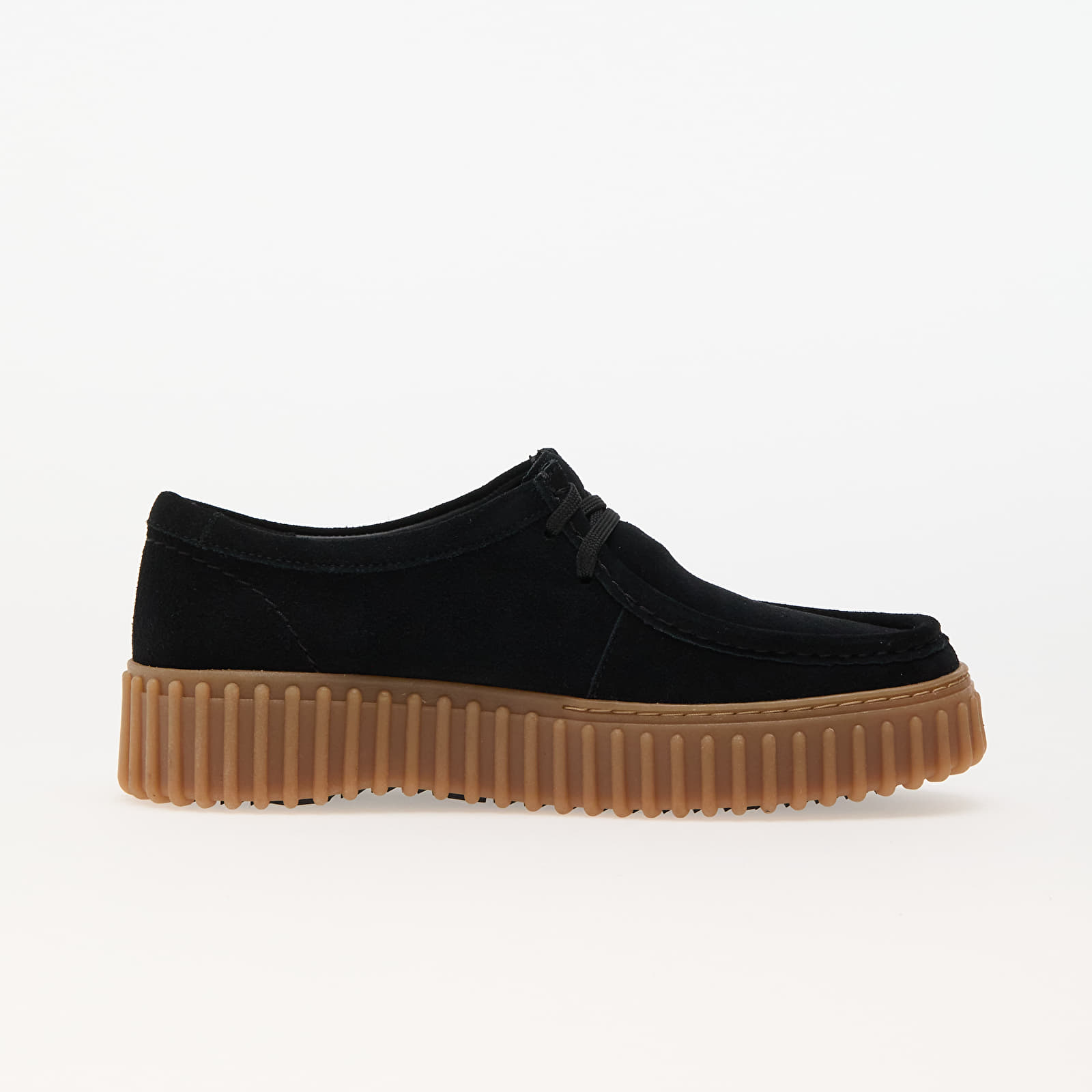 Sapatos de mulher Clarks Torhill Bee Black Suede