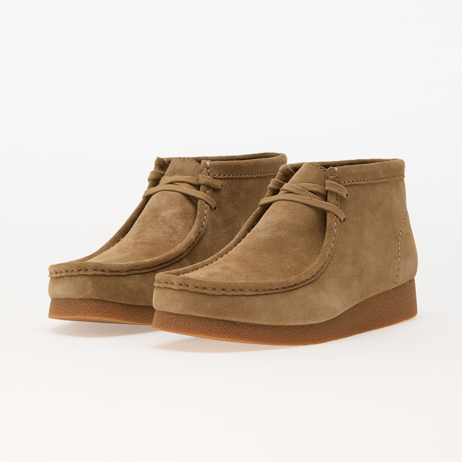 Clarks Wallabee EVO BT Dark Sand Suede | Footshop