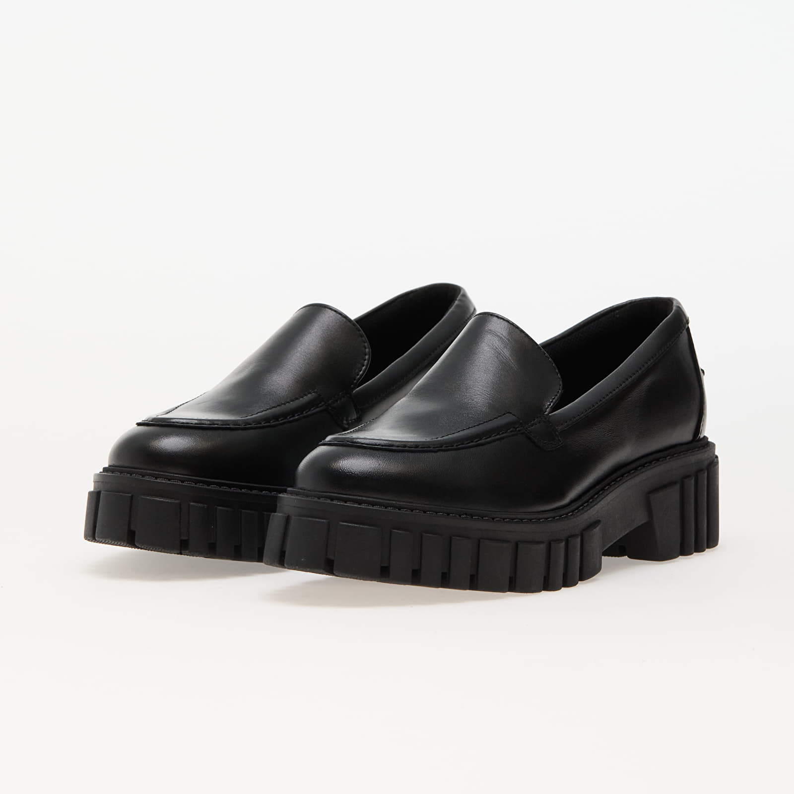 Dámské tenisky a boty Clarks Originals Page Loafer Black Leather