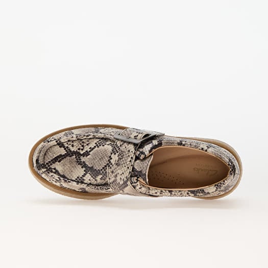 Women s shoes Clarks Originals Linoso Monk Grey Snake Lea Footshop