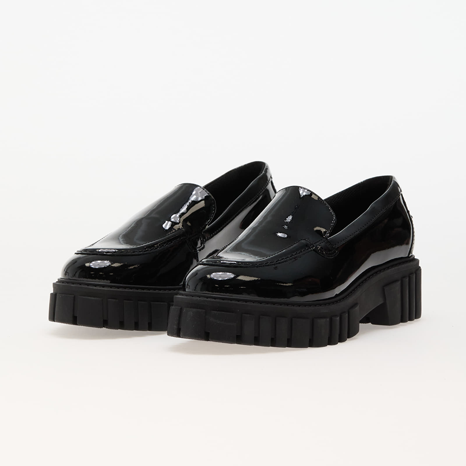 Dámské tenisky a boty Clarks Originals Page Loafer Black Pat