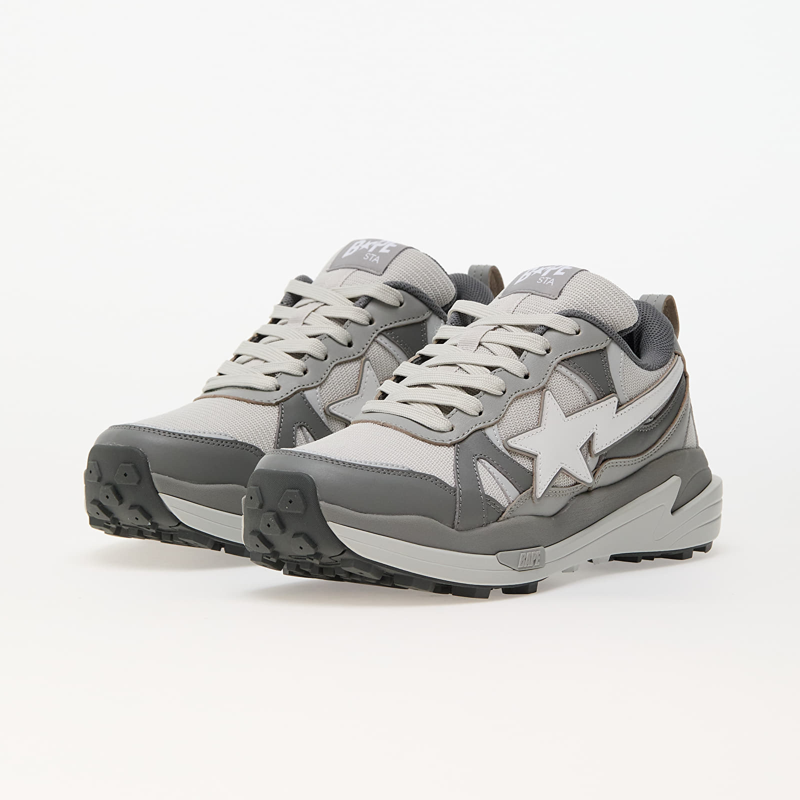 Men's shoes A BATHING APE Trail Sta Gray | Footshop