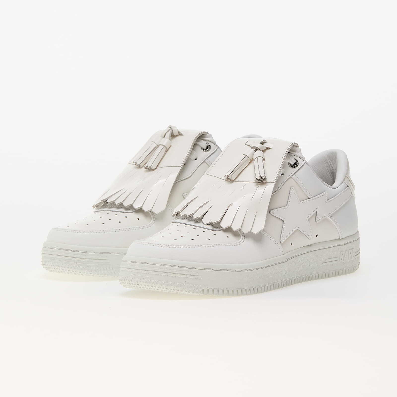 Мъжки кецове и обувки A BATHING APE Bape Sta Quilt Tassel White