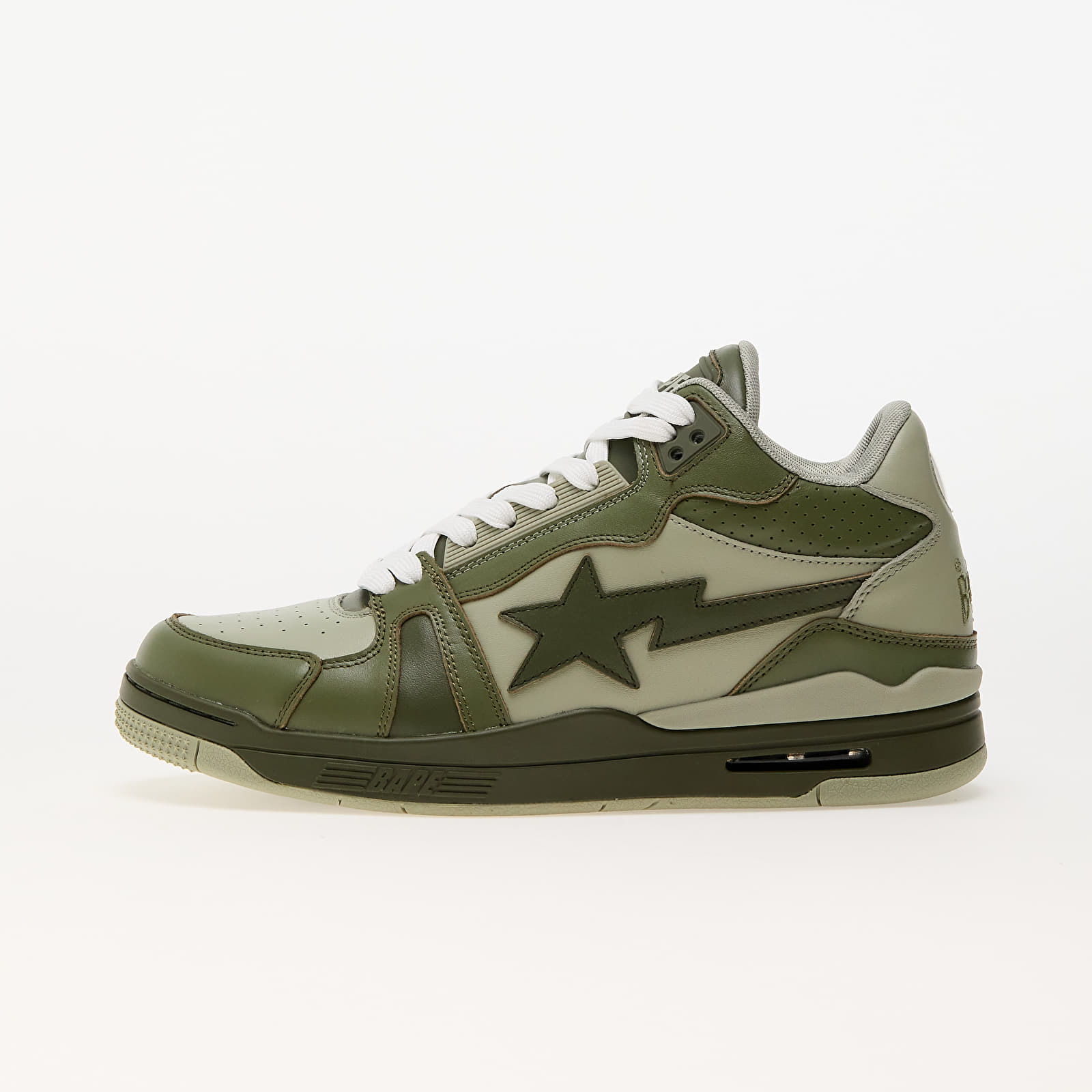 Мъжки кецове и обувки A BATHING APE Bape Clutch Sta 1 Olive Drab