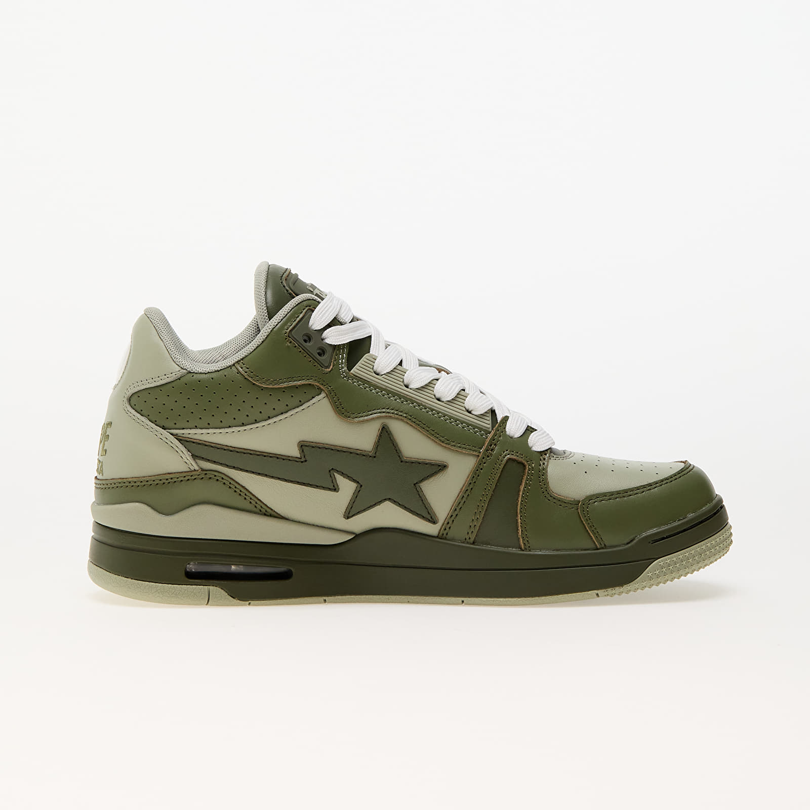 Мъжки кецове и обувки A BATHING APE Bape Clutch Sta 1 Olive Drab