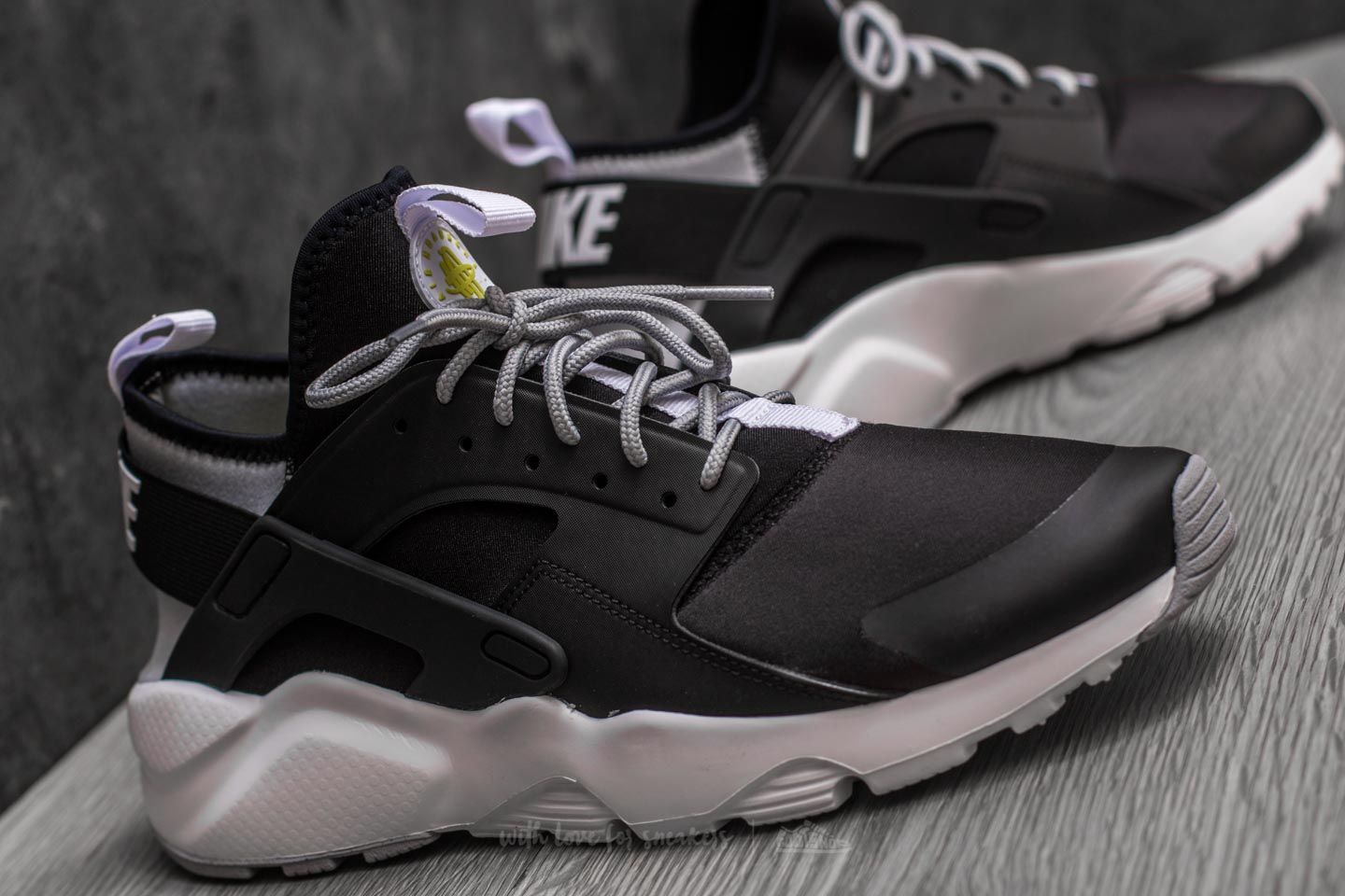 Men's shoes Nike Air Huarache Run Ultra Black/ White-Wolf Grey