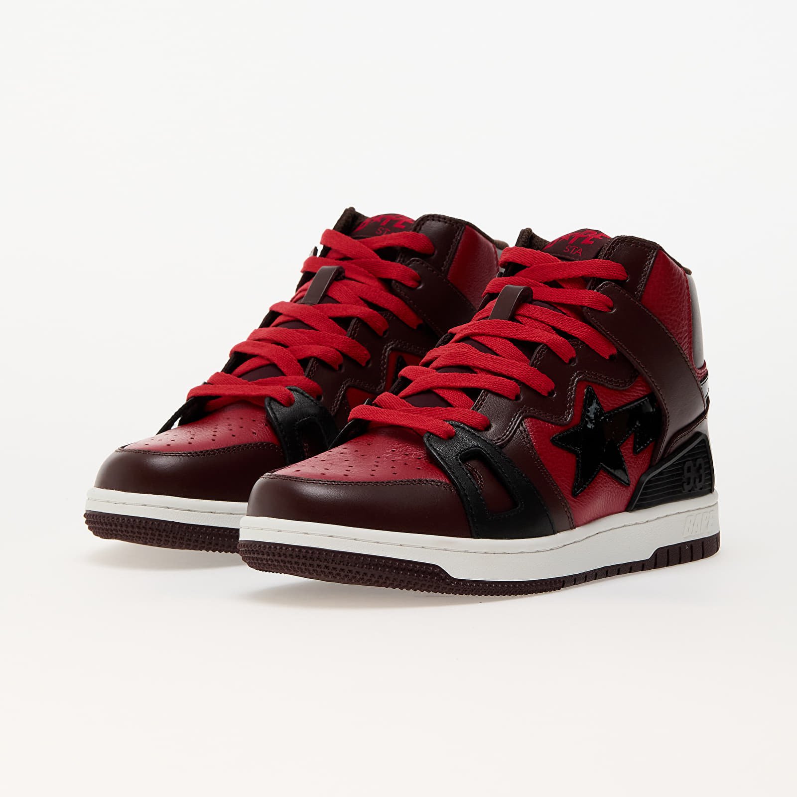 Pánské tenisky a boty A BATHING APE Bape Sta 93 Hi Red