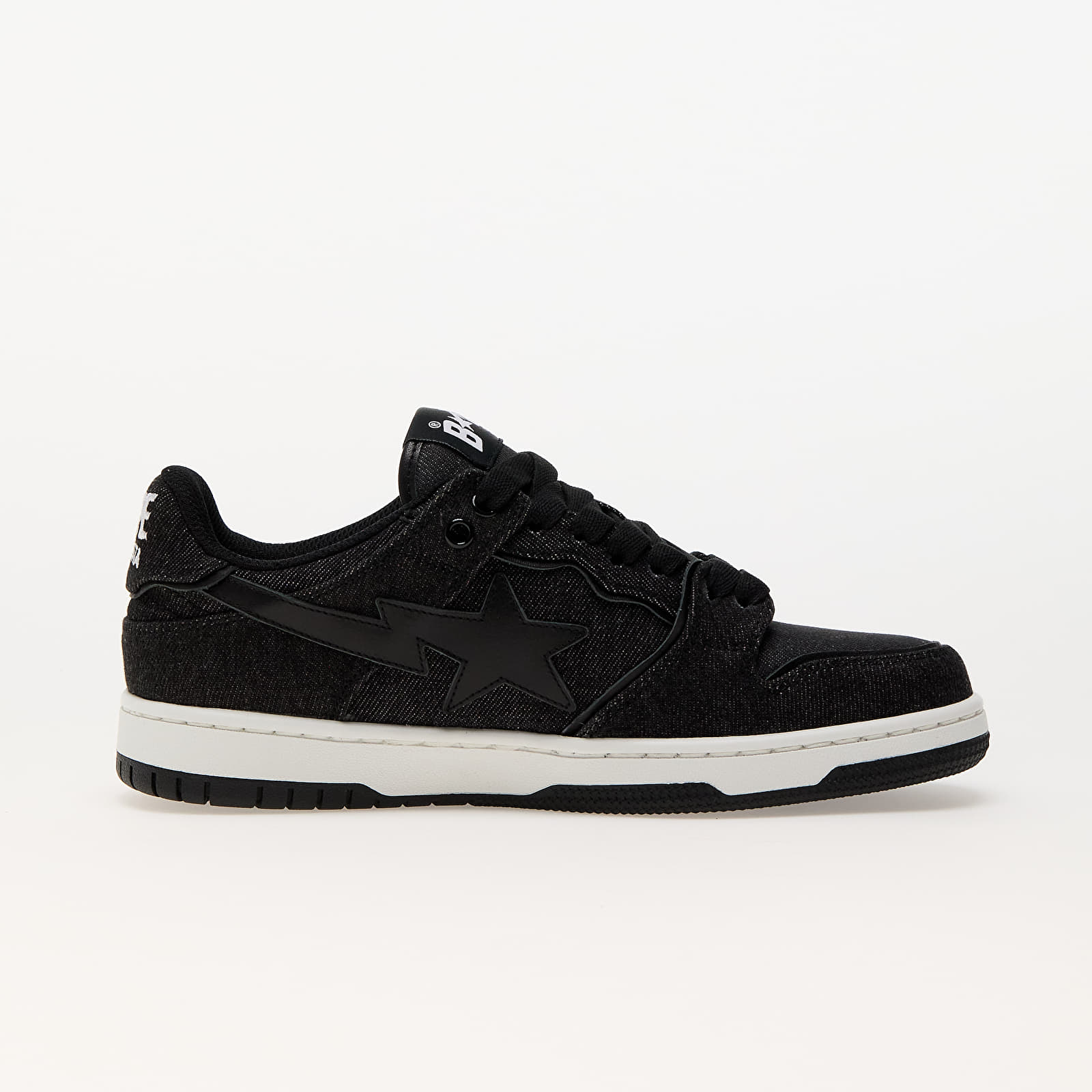 Männer A BATHING APE Bape Sk8 Sta Denim Black