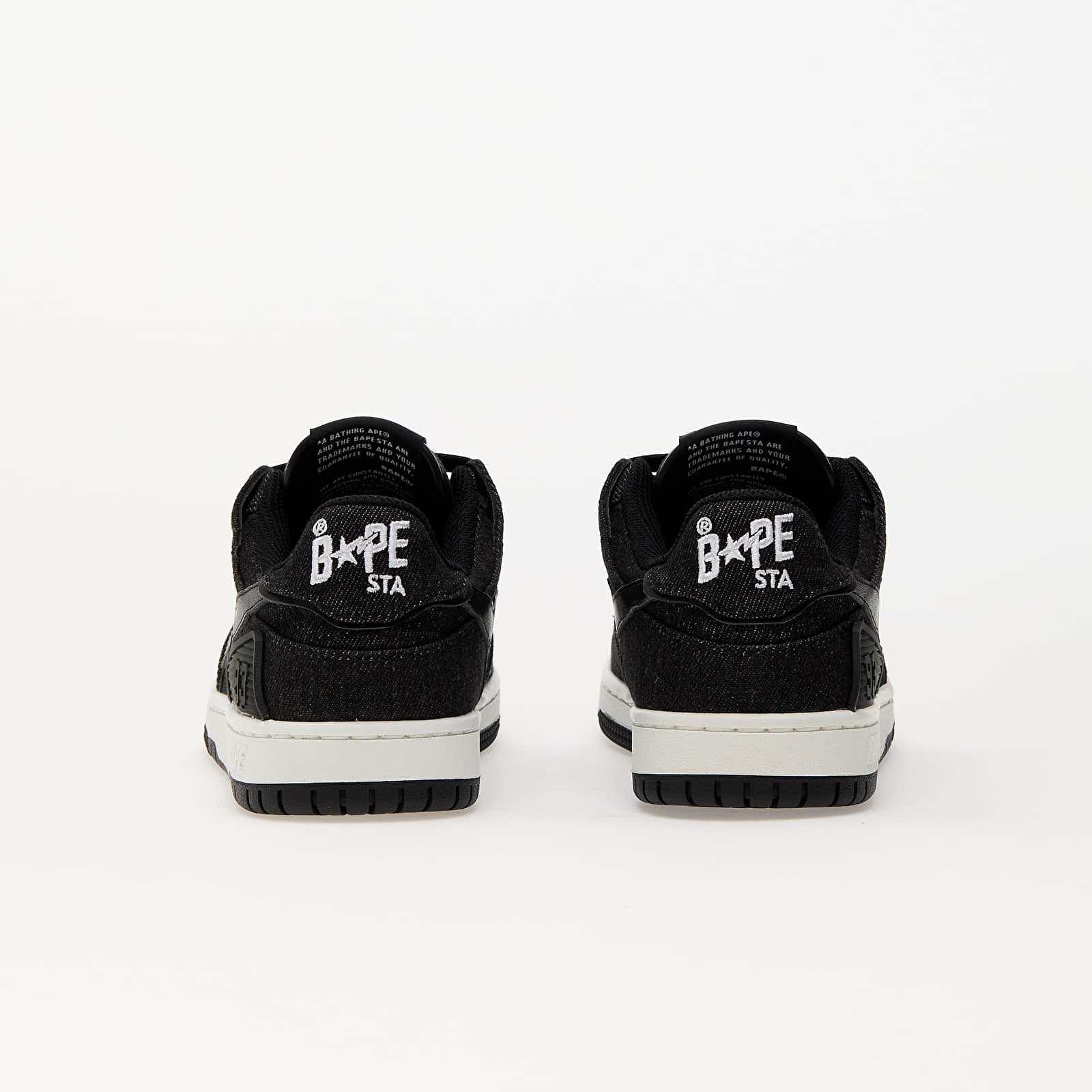 Männer A BATHING APE Bape Sk8 Sta Denim Black