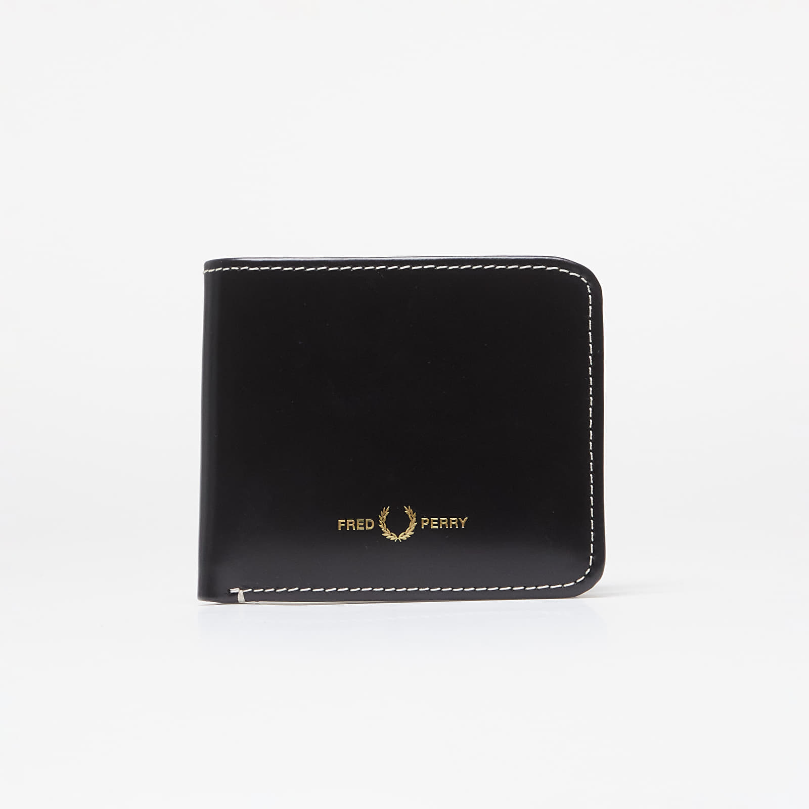 Wallet FRED PERRY Box Leather Billfold Wallet Black Universal