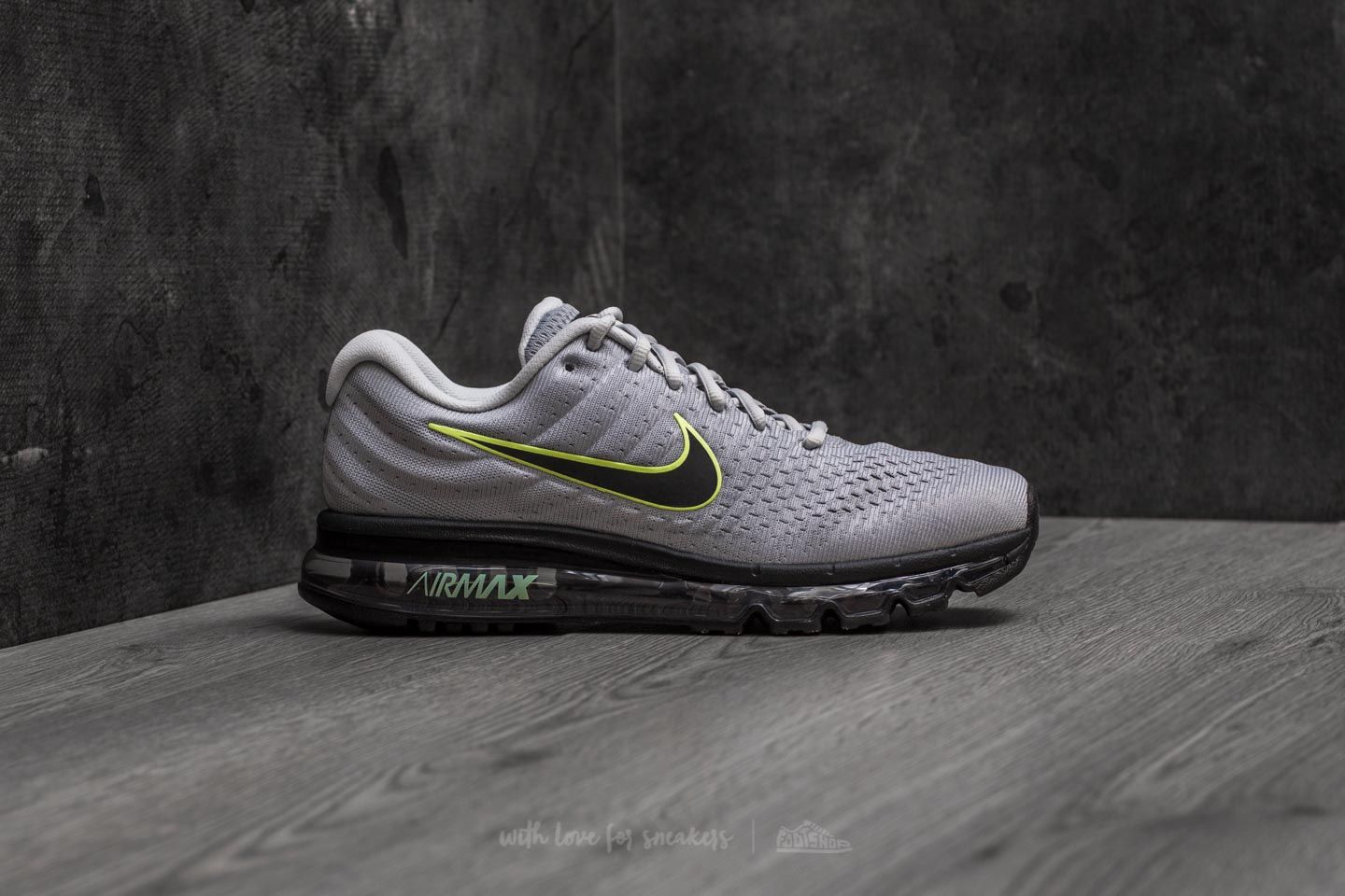 Herren Sneaker und Schuhe Nike Air Max 2017 Wolf Grey Black Pure Platinum Footshop