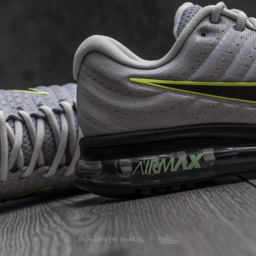 Men s shoes Nike Air Max 2017 Wolf Grey Black Pure Platinum Footshop
