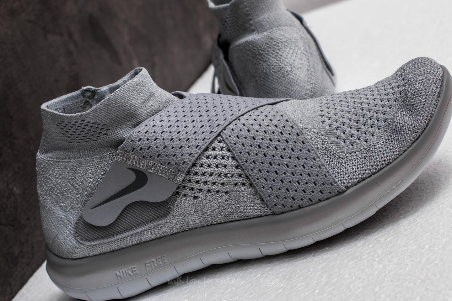 Herren Sneaker und Schuhe Nike Free Run Motion Flyknit 2017 Wolf Grey Cool Grey Footshop