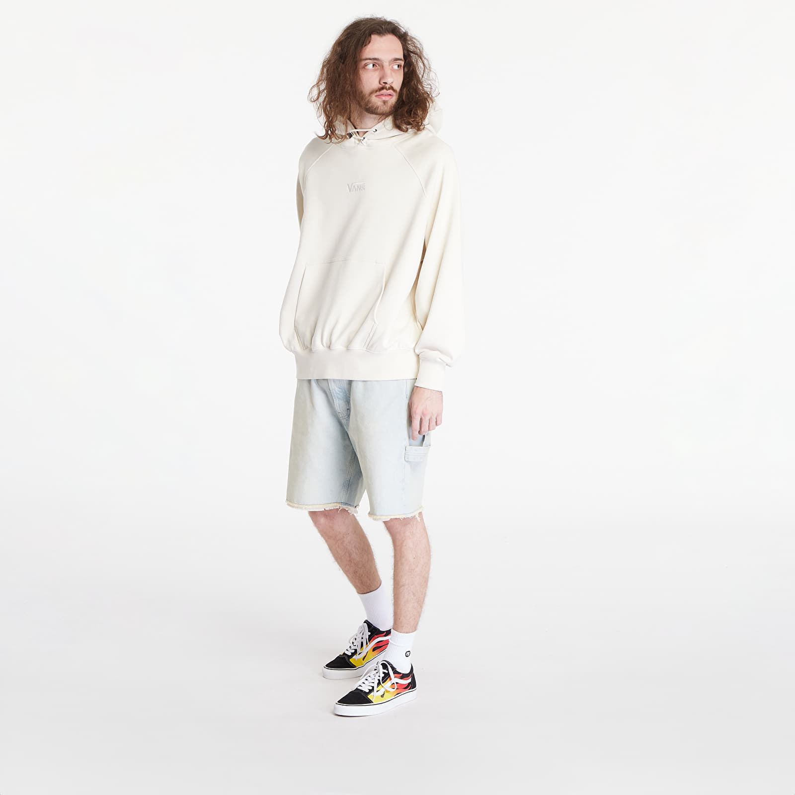 Kapucnis pulóverek és pulcsik Vans LX Premium Fleece Hoodie  Turtle Dove