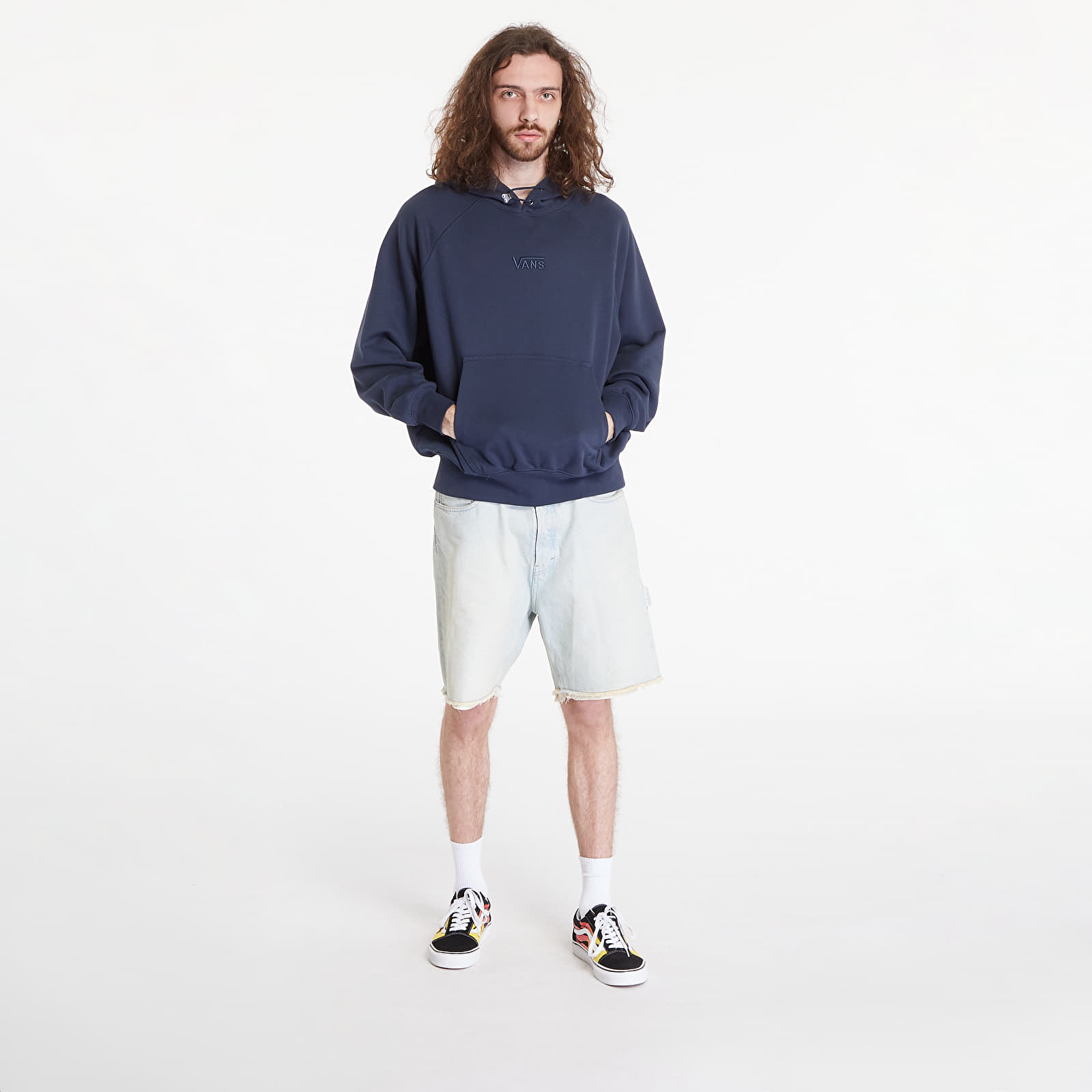 Mikiny Vans LX Premium Fleece Hoodie Outer Space