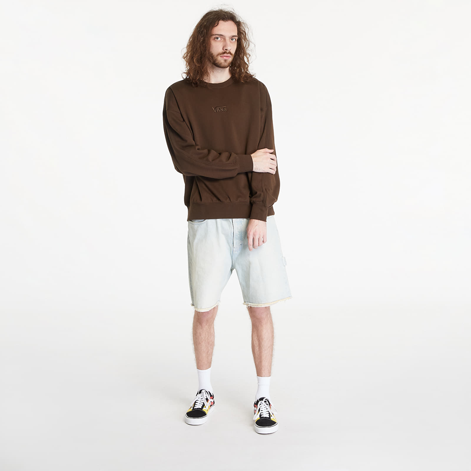 Mikiny Vans LX Premium Fleece Crew Demitasse