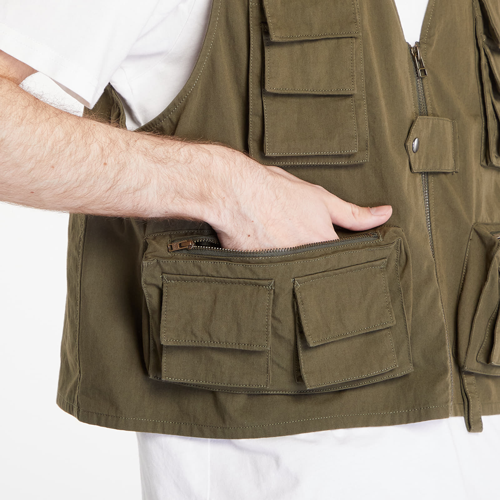Västar Nike Life Men's Utility Vest Cargo Khaki/ Cargo Khaki