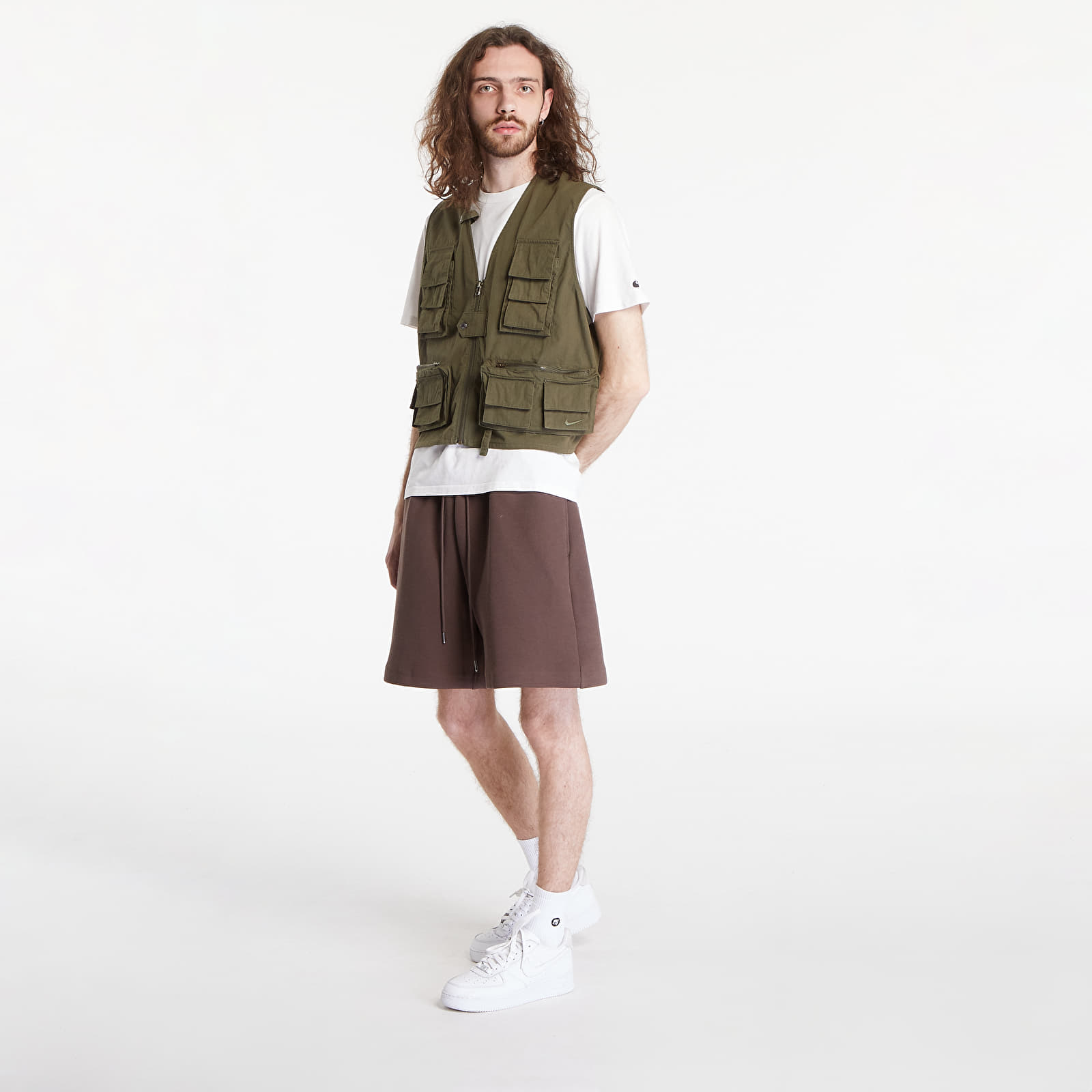 Västar Nike Life Men's Utility Vest Cargo Khaki/ Cargo Khaki