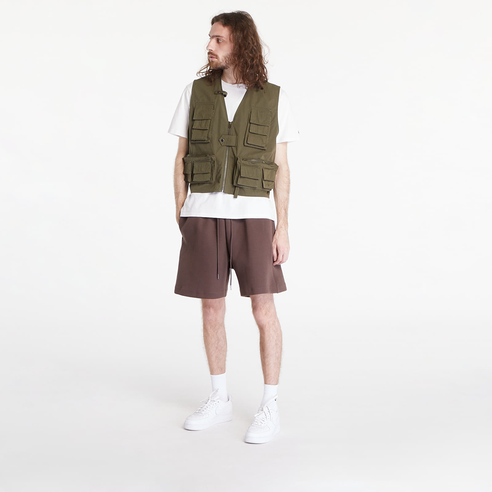 Rövidnadrágok Nike Sportswear Tech Fleece Reimagined Men's Fleece Shorts Baroque Brown