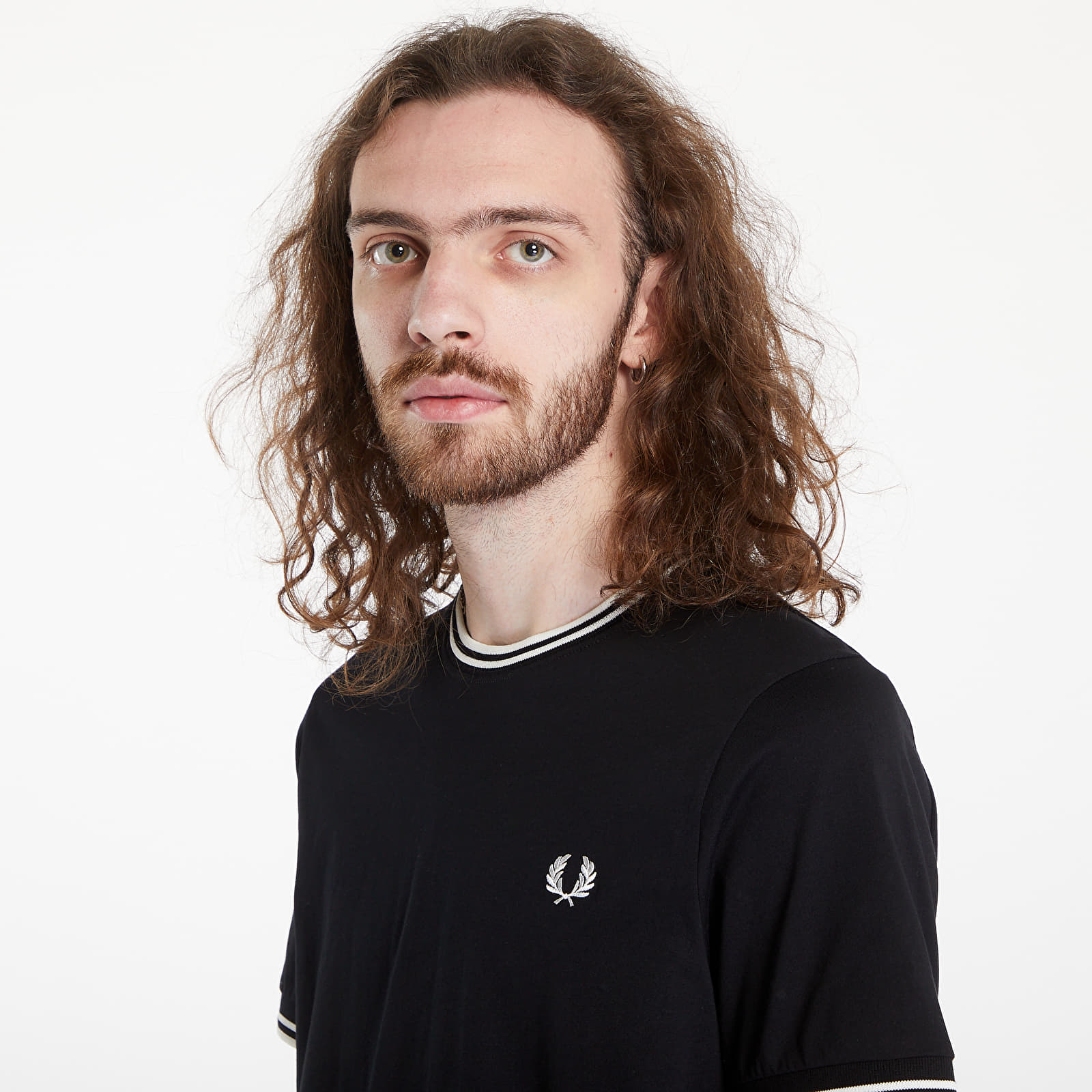 T-shirty męskie FRED PERRY Twin Tipped T-Shirt Black