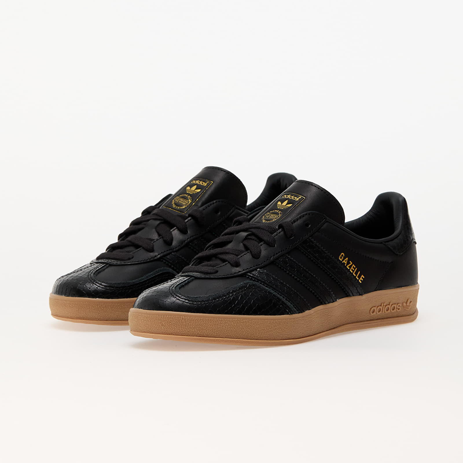 Sapatos de homem adidas Gazelle Indoor Core Black/ Core Black/ Gum4