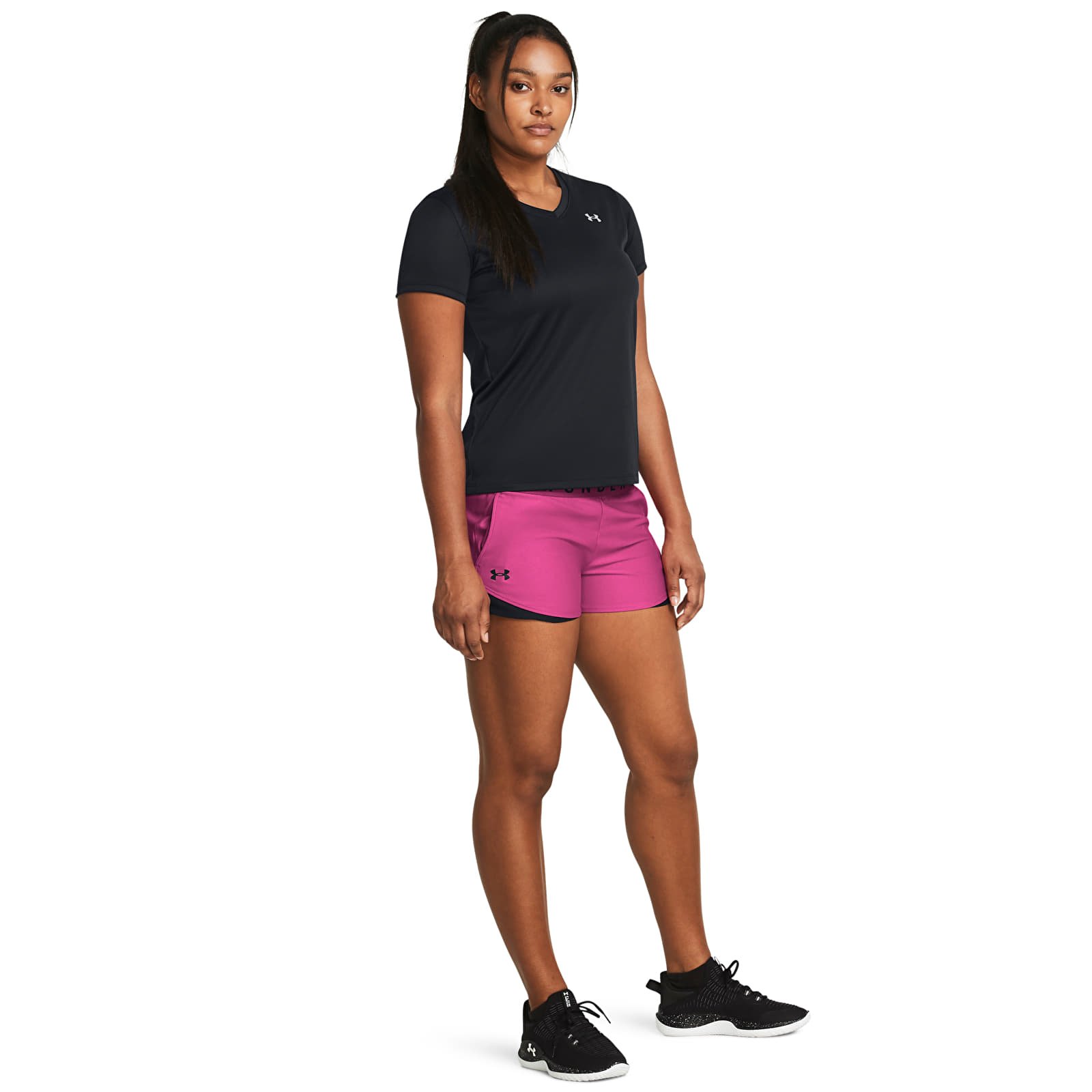 Women's shorts Under Armour Play Up Shorts 3.0 Pink