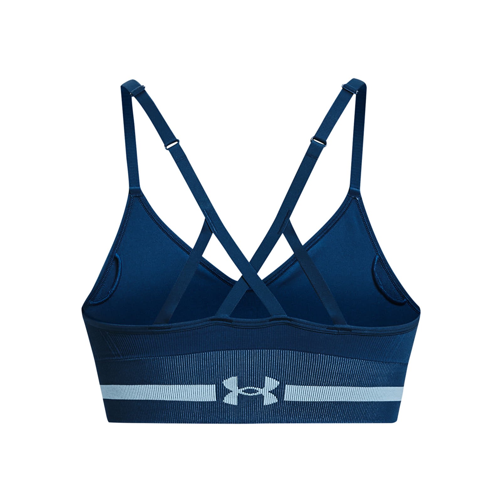 Bras Under Armour Seamless Low Long Bra Blue