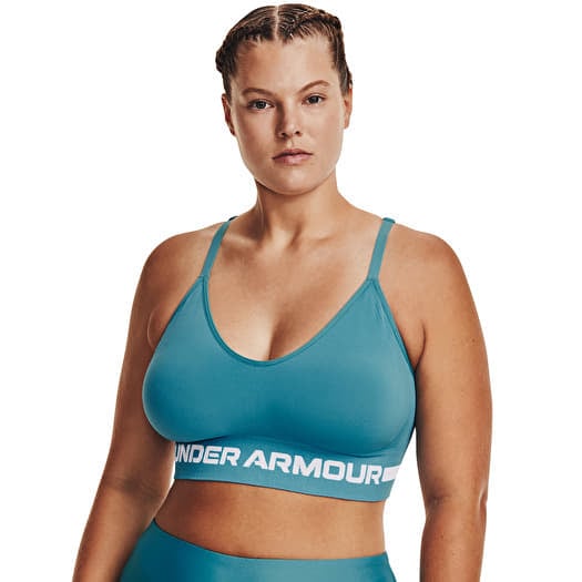Under Armour Seamless Low Long Bra Blue