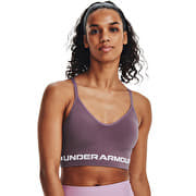 Under Armour Seamless Low Long Bra Purple