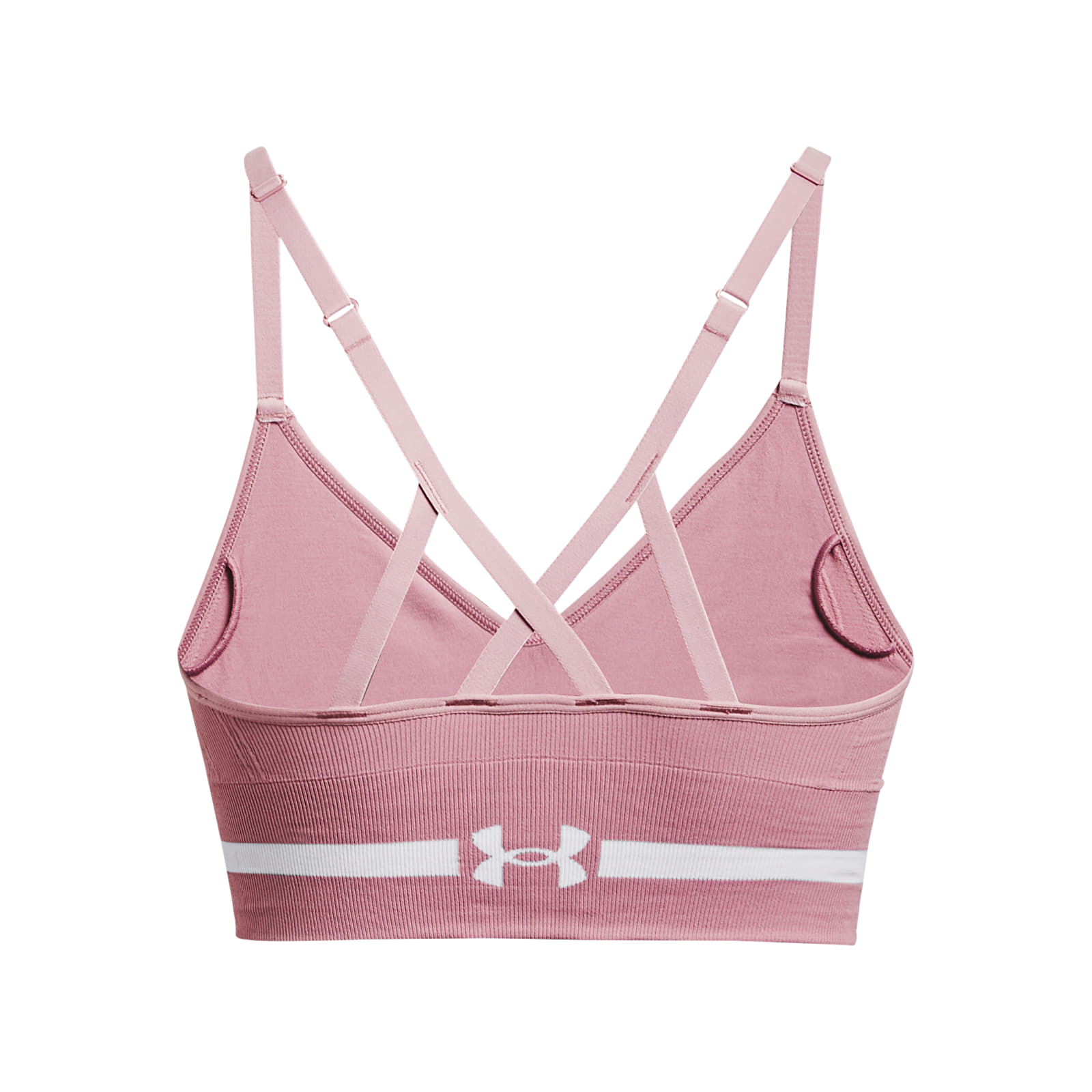 Bras Under Armour Seamless Low Long Bra Pink