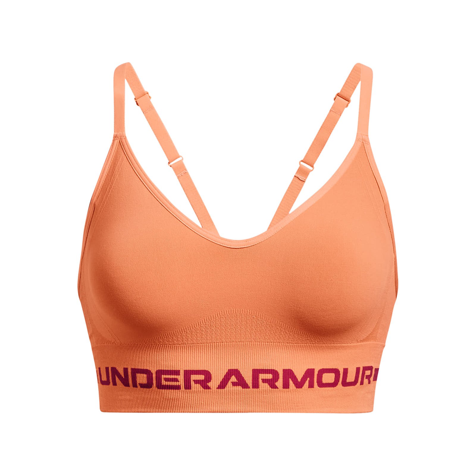 Bras Under Armour Seamless Low Long Bra Orange