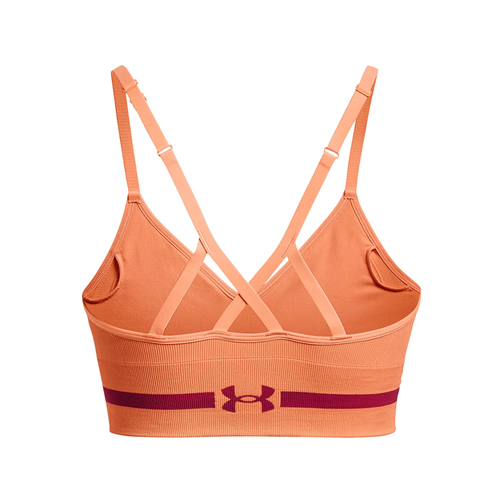 Bras Under Armour Seamless Low Long Bra Orange
