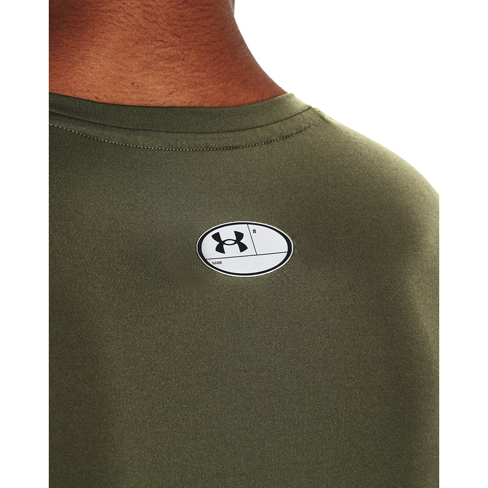 Pánská trička Under Armour HG Armour Comp LS Green