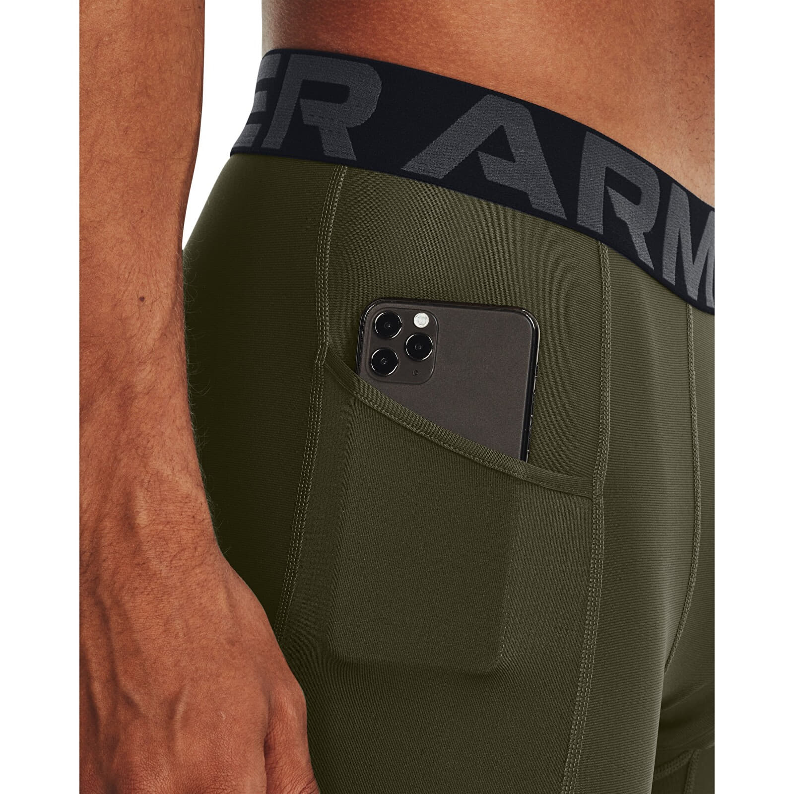 Pánské kraťasy Under Armour HG Armour Lng Shorts Green
