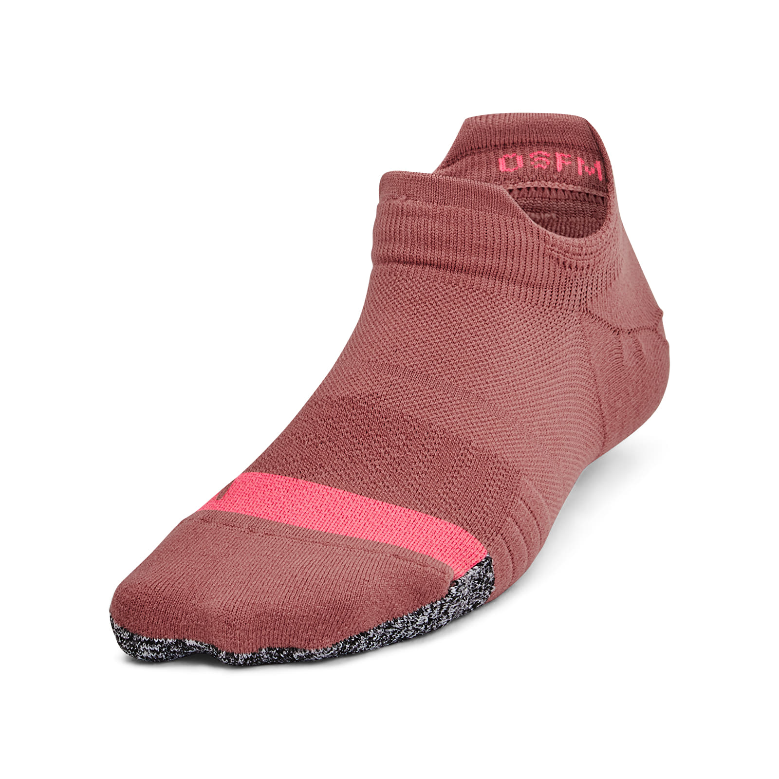 Мъжки чорапи Under Armour Breathe 2 No Show Tab 2-Pack Red