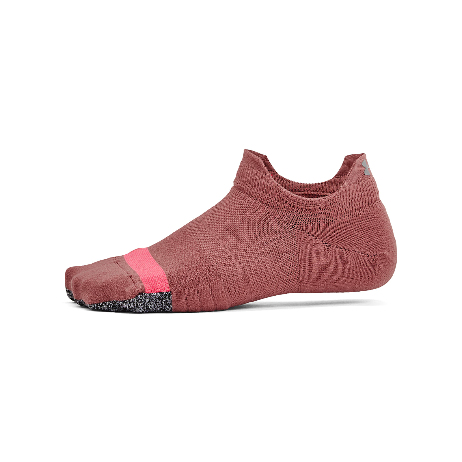 Мъжки чорапи Under Armour Breathe 2 No Show Tab 2-Pack Red