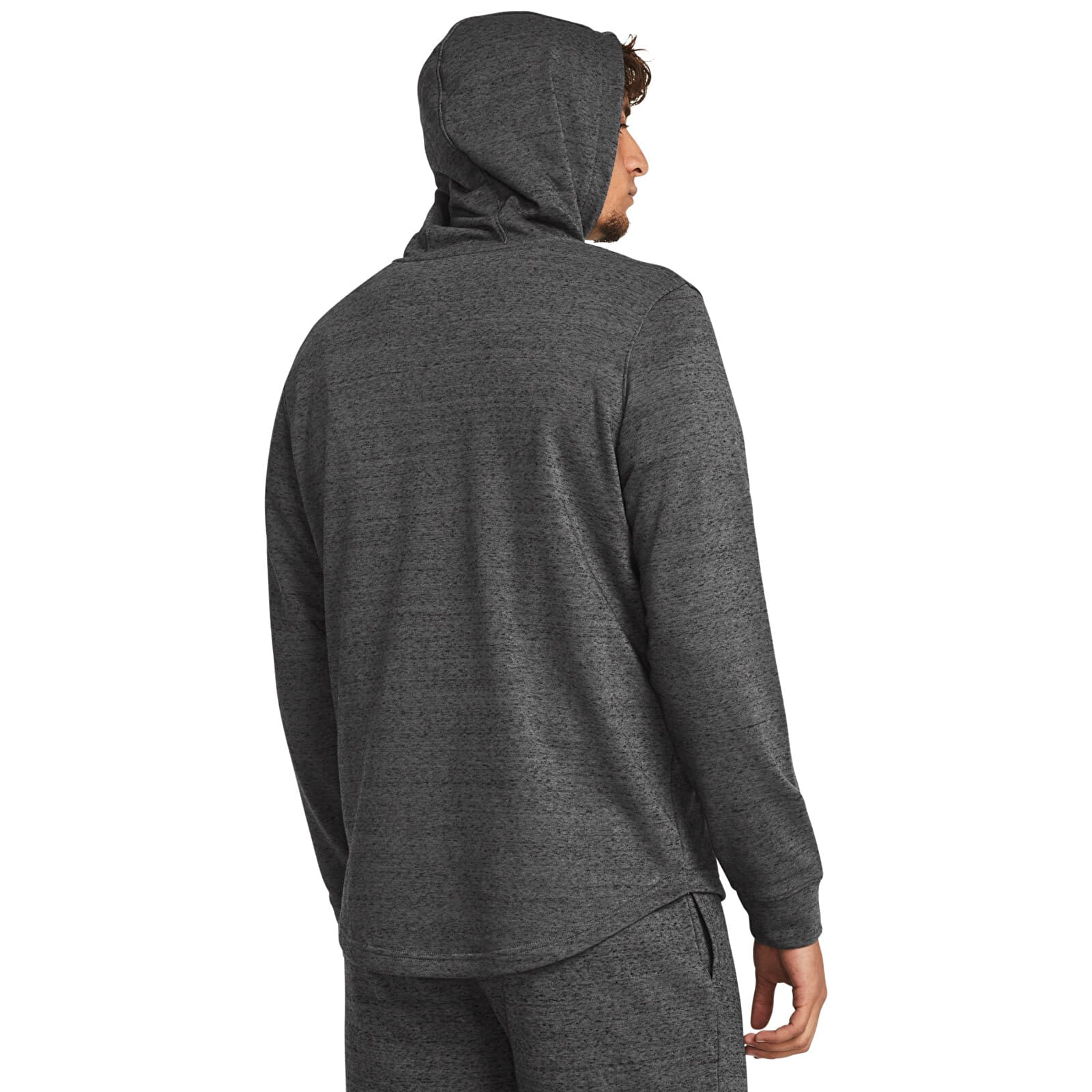 Felpe con cappuccio uomo Under Armour Rival Terry LC Hoodie Gray