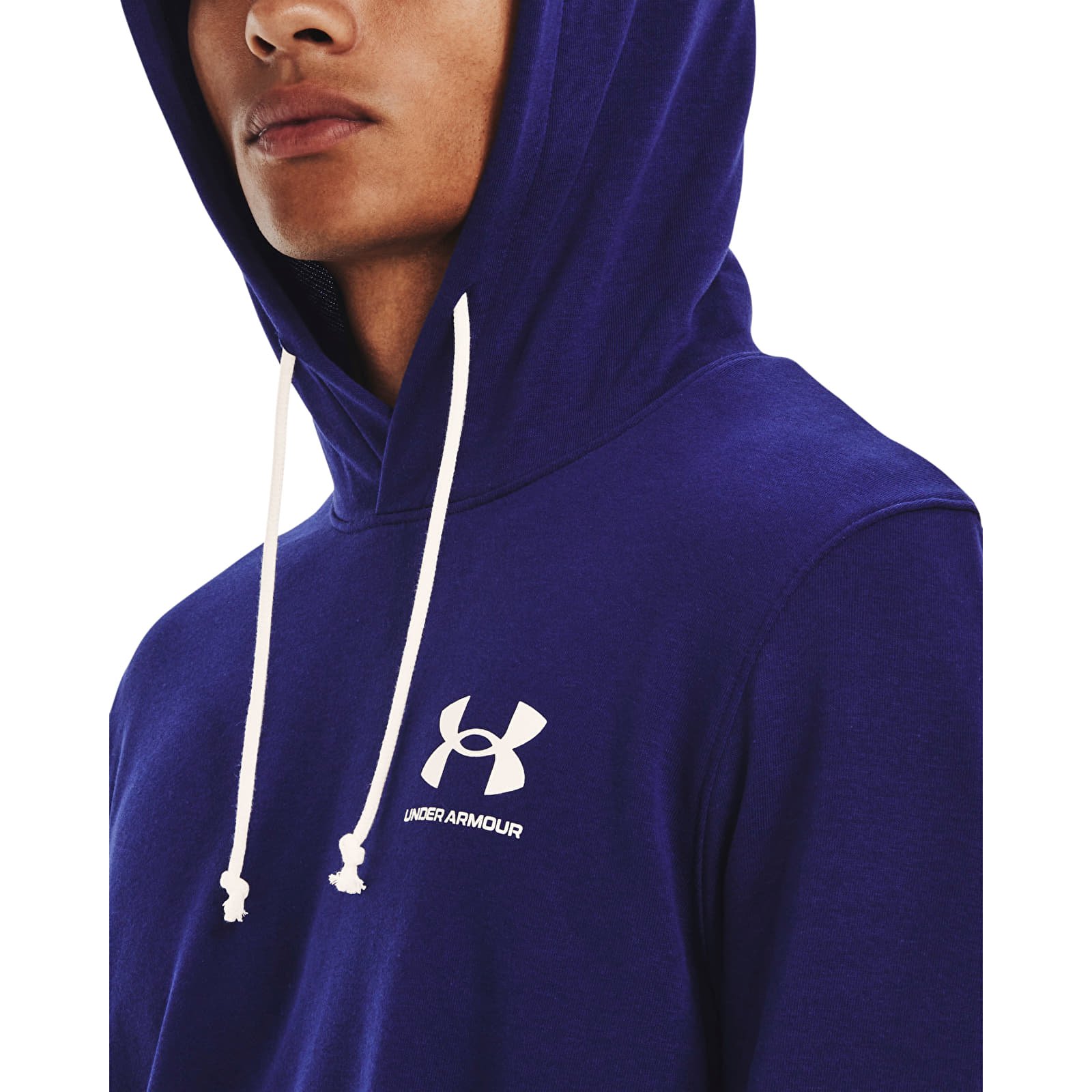 Men's hoodies Under Armour Rival Terry LC Hoodie Blue