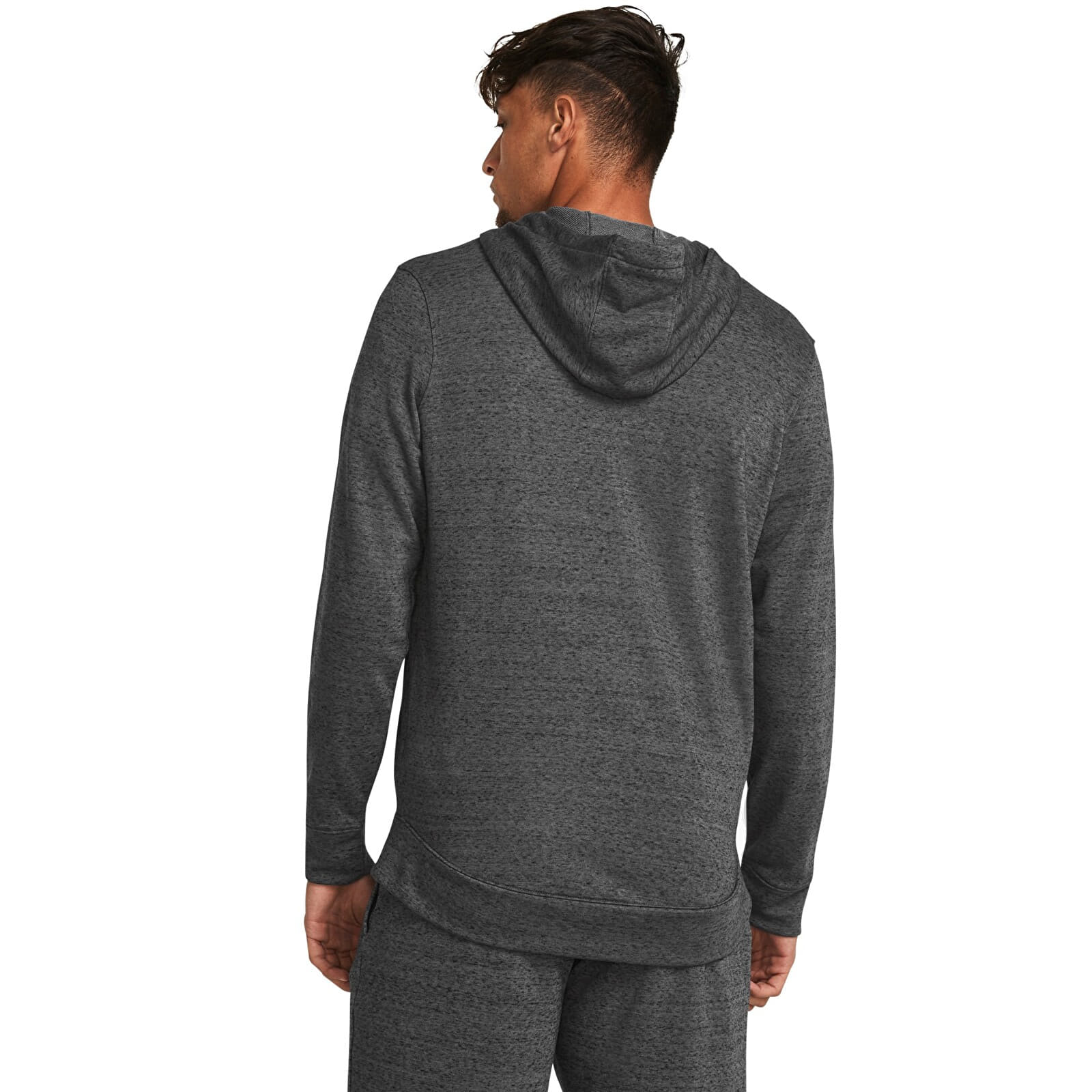 Pánské mikiny Under Armour Rival Terry LC FZ Gray