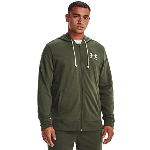 Under Armour Rival Terry LC FZ Green