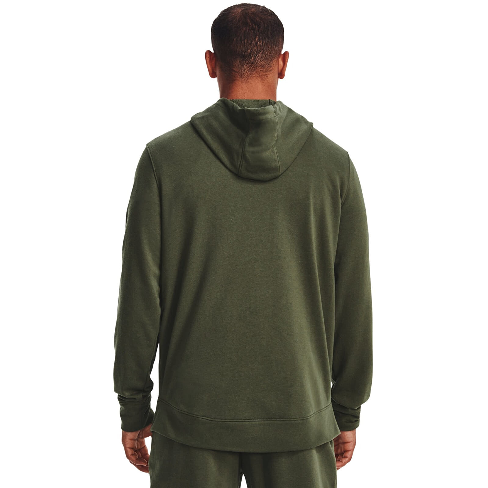 Men's hoodies Under Armour Rival Terry LC FZ Green